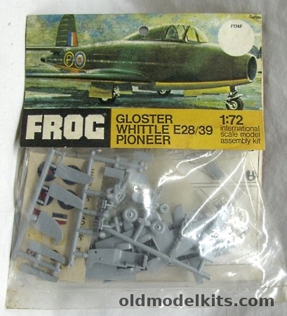 Frog 1/72 Gloster Whittle E28 / 39 Pioneer - Bagged, F174F plastic model kit